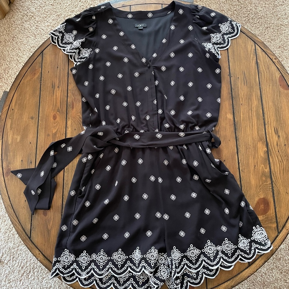 One piece lined short outfit